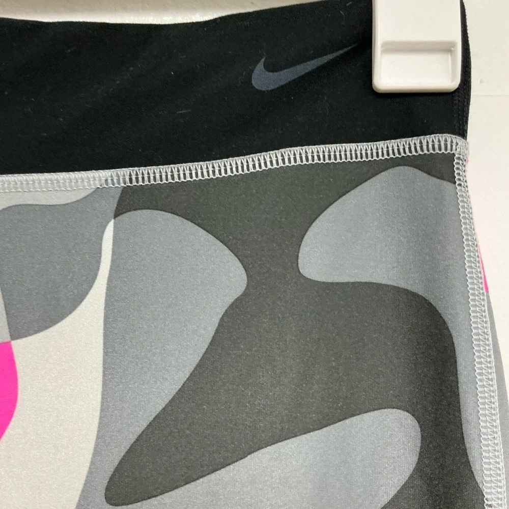 Nike Girls Dri-Fit Camouflage Pink and Gray Size L